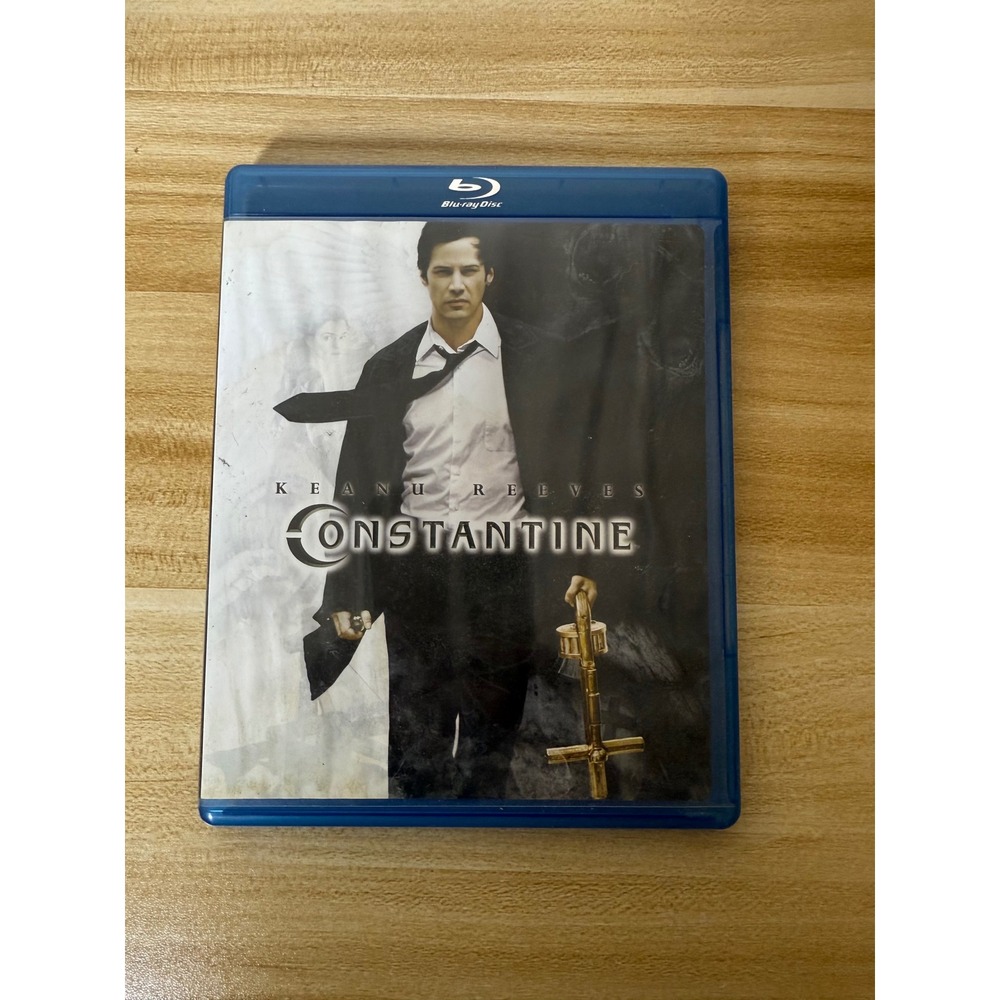 Constantine Blu Ray Keanu Reeves Supernatural Action Horror Movie‎ DAMAGED CASE